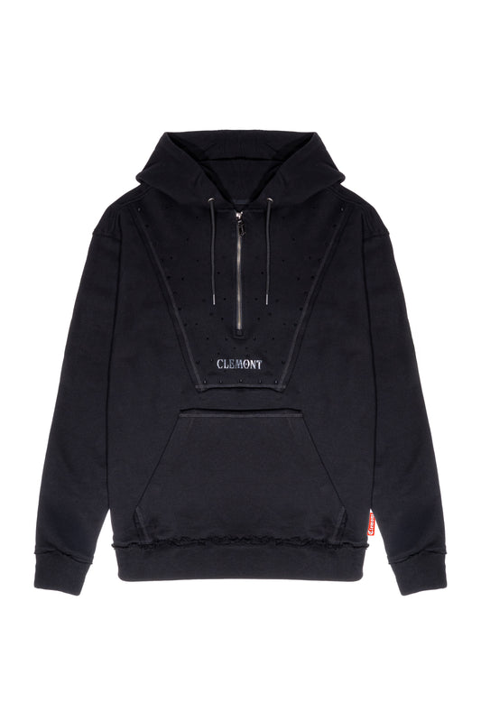 HOODIE HOMBRE NERO NEGRO CLEMONT