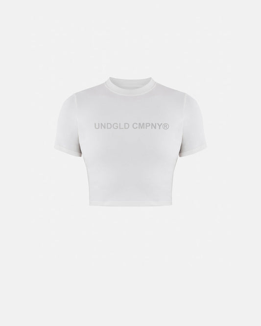 BLUSA UNDERGOLD LUMINESCENCE BABY TEE BLANCA