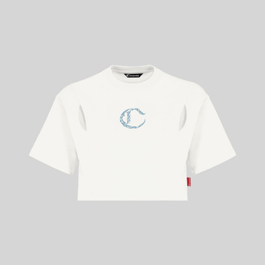CROP TOP CLEMONT  OVERSIZED SACRALITA CREMA