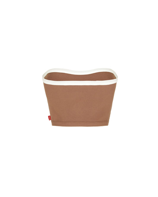 TOP CLEMONT FELICITA TAUPE CREMA