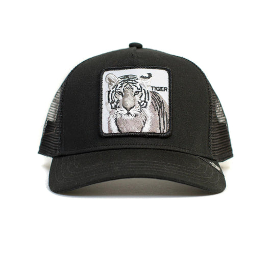 GORRA GOORIN BROS NEGRA THE WHITE TIGER