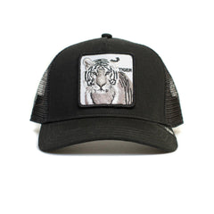 GORRA GOORIN BROS NEGRA THE WHITE TIGER