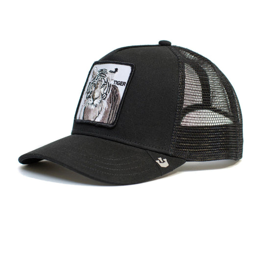 GORRA GOORIN BROS NEGRA THE WHITE TIGER