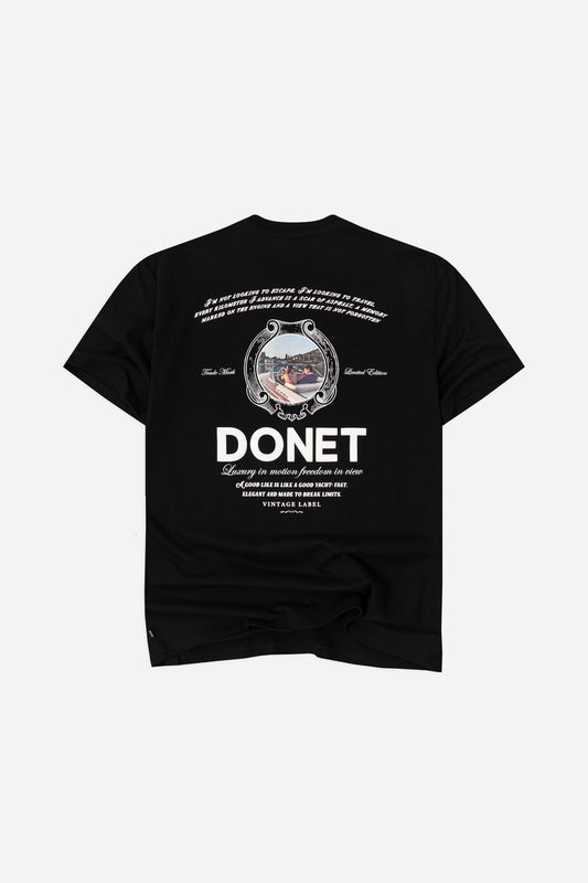 CAMISETA DONET PORTOFINO BLACK
