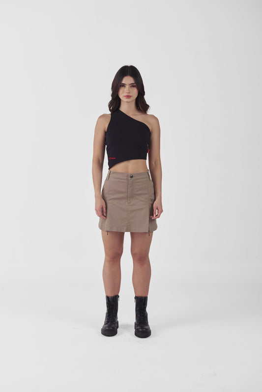FALDA CLEMONT SPLENDENTE TAUPE