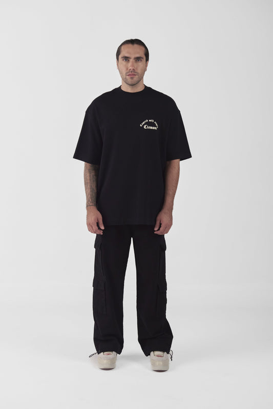 CAMISETA CLEMONT OVERSIZED ILLUMINATO NEGRO