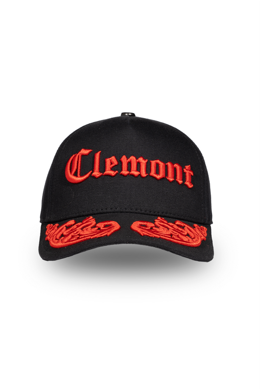 GORRA CLEMONT AMICIZIA NEGRO/ROJO