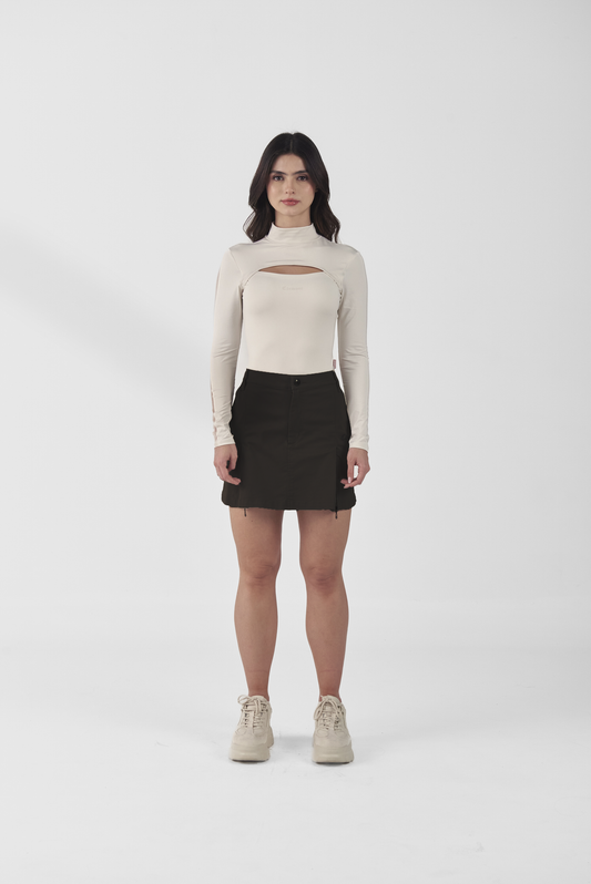 FALDA CLEMONT SPLENDENTE NEGRO