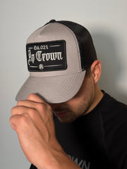 GORRA AP CROWN DELTA GRIS OSCURO