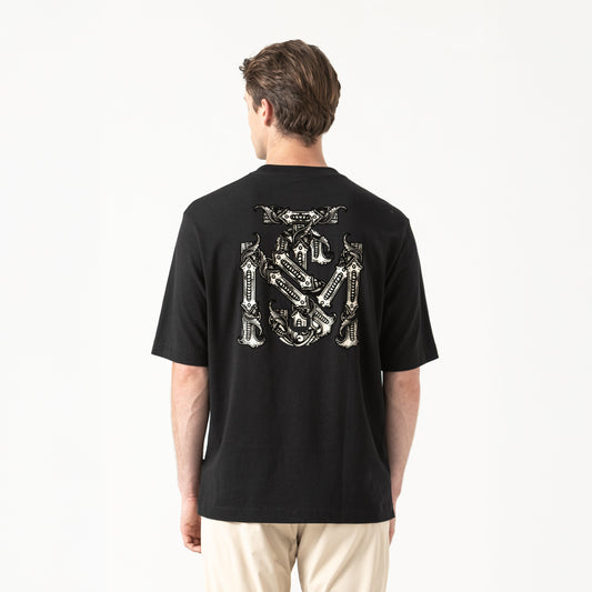 CAMISETA MONASTERY PAKU OVERSIZED BLACK