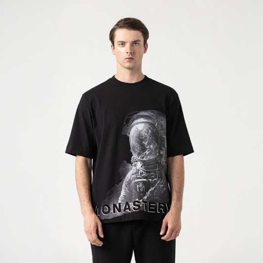 CAMISETA MONASTERY VENTURE OVERSIZED BLACK