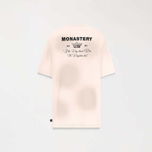 CAMISETA MONASTERY LOAN OVERSIZED WHITE GREY
