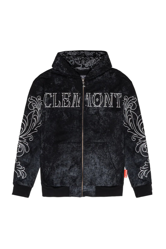HOODIE HOMBRE MALEVOLO NEGRO CLEMONT