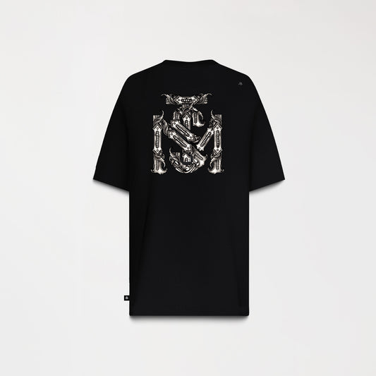 CAMISETA MONASTERY PAKU OVERSIZED BLACK