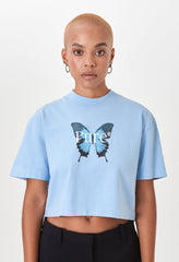 CROP TOP PURE BIOLOGY AZUL