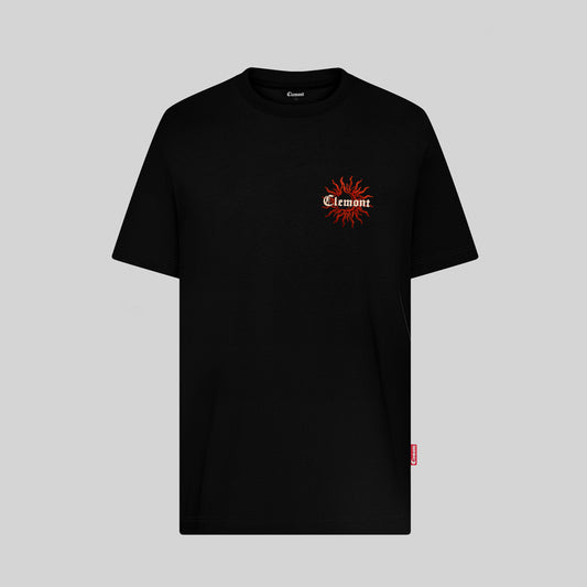 CAMISETA CLEMONT ALBA NEGRO