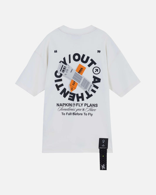 CAMISETA Y/OUT LAX BLANCO