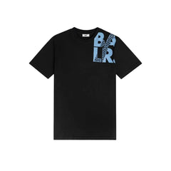 CAMISETA BALR HEX STRIPE REGULAR FIT JET BLACK