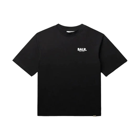 CAMISETA BALR JOEY BOX H2S GLOBE JET BLACK