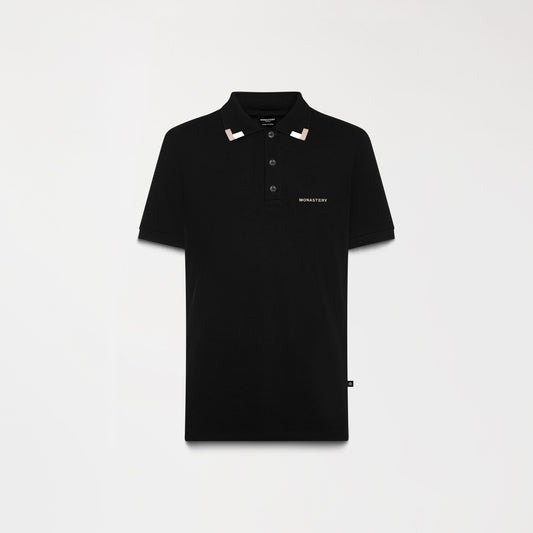 CAMISETA POLO MONASTERY SARDEN BLACK
