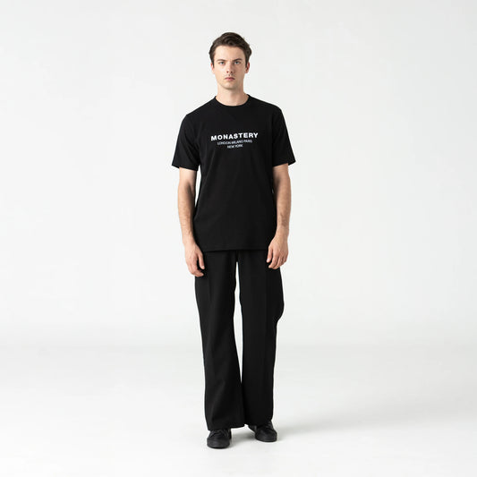 CAMISETA MONASTERY SHARAM BLACK