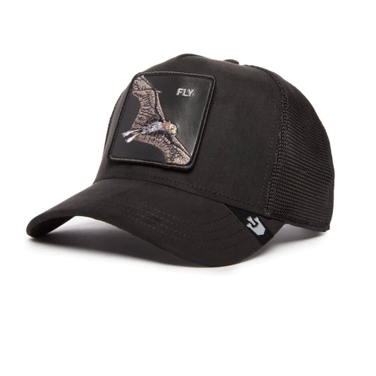 GORRA GOORIN THE SUEDE BAT NEGRA