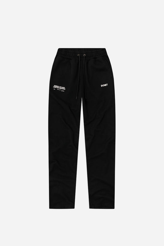 JOGGER DONET VELATO BLACK