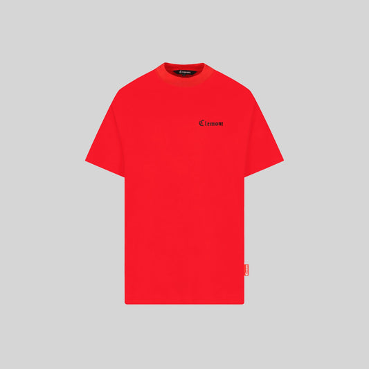 CAMISETA CLEMONT OVERIZED MEDITAZIONE 2 ROJO