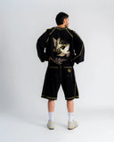 BERMUDA AURUM GEMS SEAM LOOSE FIT BLACK
