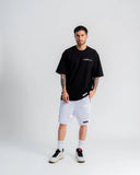 CAMISETA AURUM OVERSIZED LINE BLACK