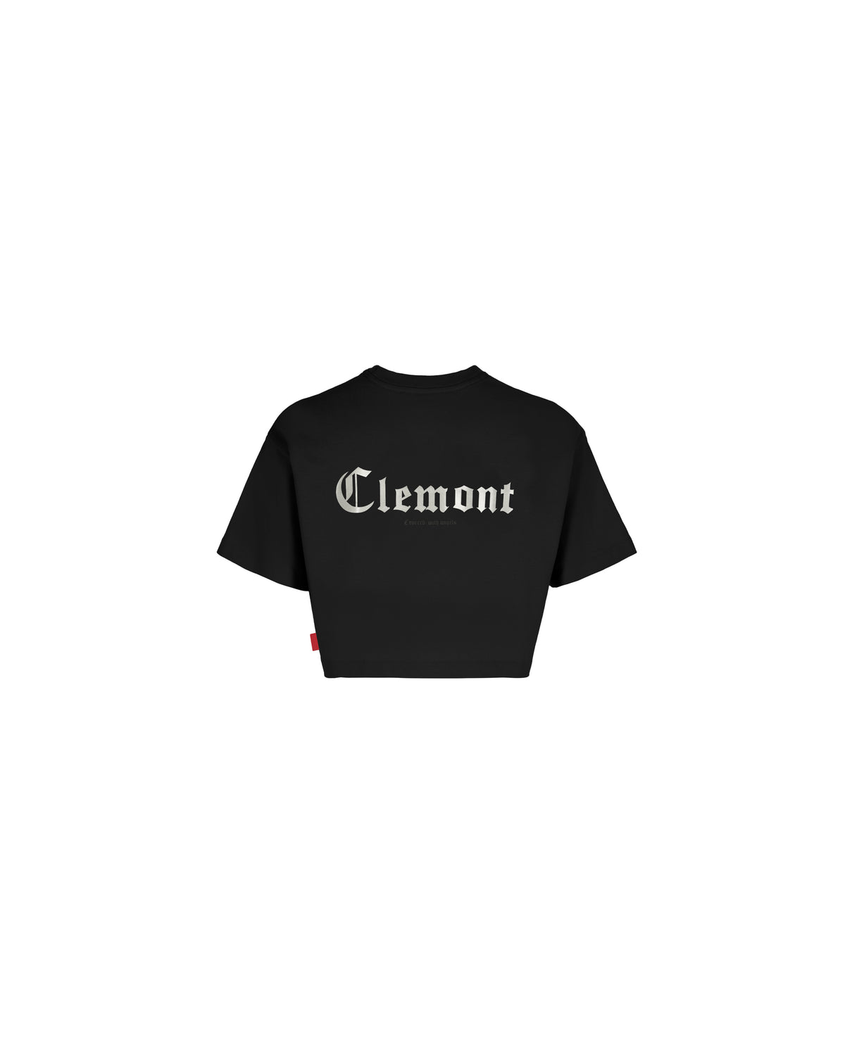 CROP TOP CLEMONT RAGGIANTE NEGRO
