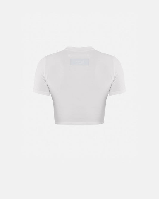 BLUSA UNDERGOLD LUMINESCENCE BABY TEE BLANCA