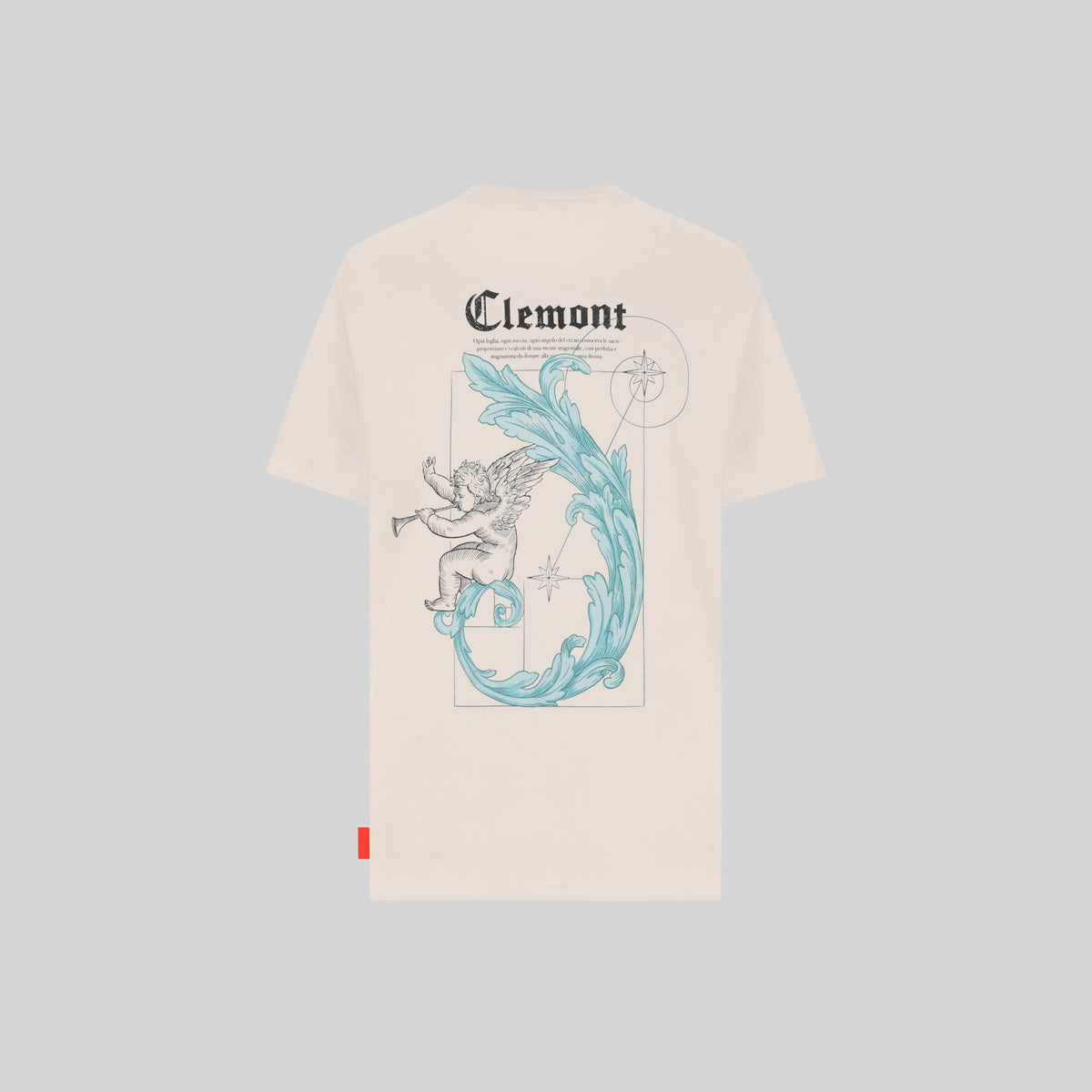 CAMISETA CLEMONT SPIRALE CREMA