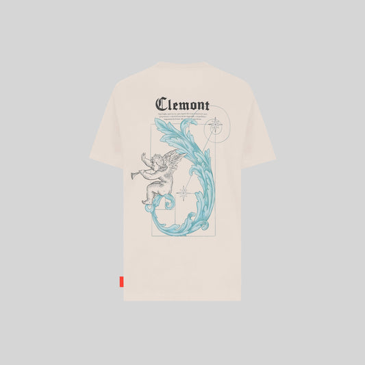 CAMISETA CLEMONT SPIRALE CREMA