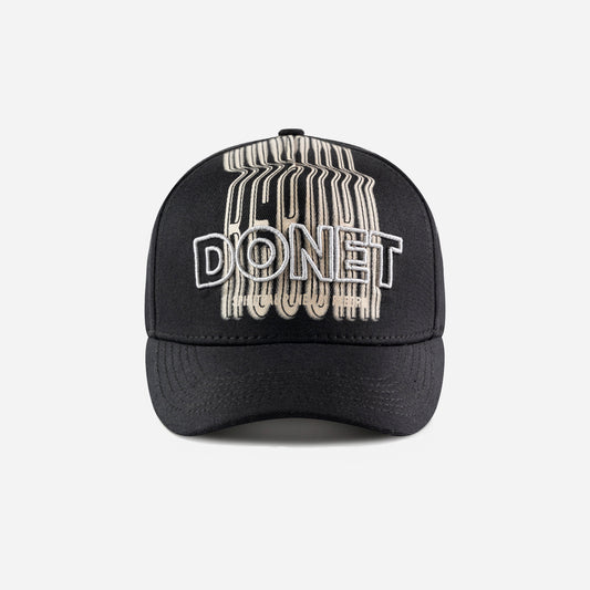 GORRA DONET REBORN BLACK WHITE