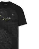 CAMISETA AURUM OVERSIZED GOLDVAULT BLACK