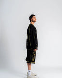 CAMIBUZO AURUM OVERSIZED PIGEONS SEAMS BLACK