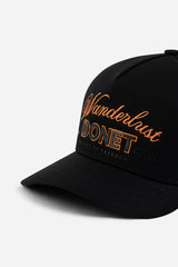GORRA DONET STROKE BLACK ORANGE
