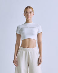 BLUSA UNDERGOLD LUMINESCENCE BABY TEE BLANCA