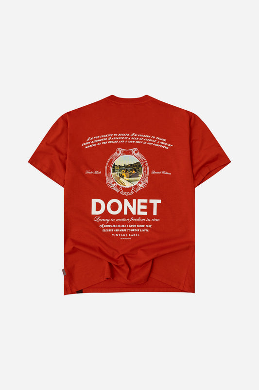 CAMISETA DONET PORTOFINO TERRACOTA