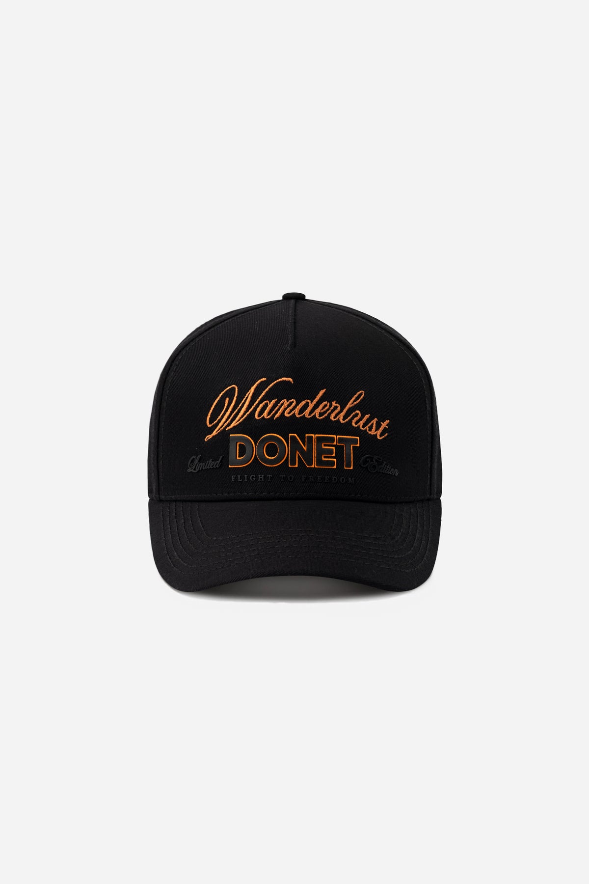GORRA DONET STROKE BLACK ORANGE