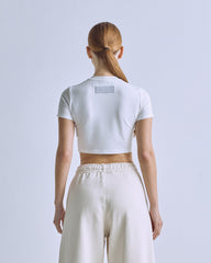 BLUSA UNDERGOLD LUMINESCENCE BABY TEE BLANCA