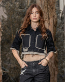 CAMISA Y/OUT MUJER HARVEST S1113 BLACK