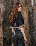 CAMISA Y/OUT MUJER HARVEST S1113 BLACK
