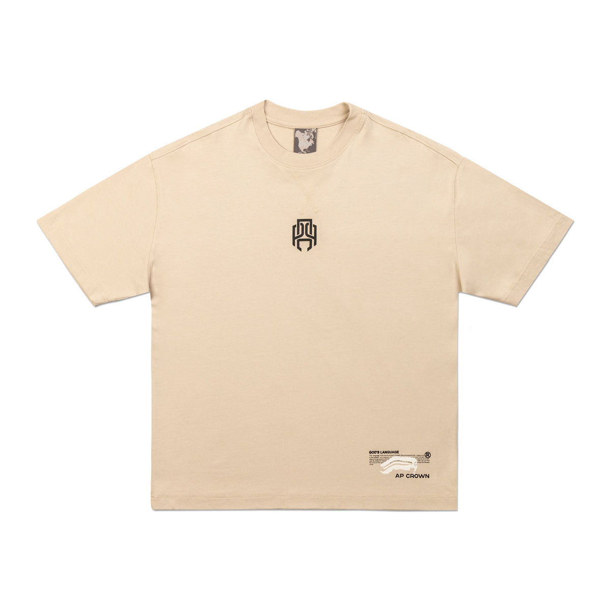 CAMISETA AP CROWN HIEROGLY CAMEL