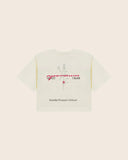 CROP TOP AP CROWN WHITE FLOWER APM26139 WHITE