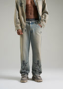 JEAN APCROWN RIOT APH26116 AZUL