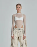 BODY UNDERGOLD BASICS UNDERGOLD STUDIO MESH 34933 CREAM