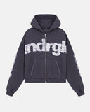 BUZO UNDERGOLD REVELATION UNDRGLD ZIP UP BOXY FIT 34684 VINTAGE GRAY