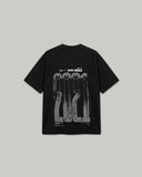 CAMISETA AP CROWN OVERSIZED HEMATITA APH26405 BLACK